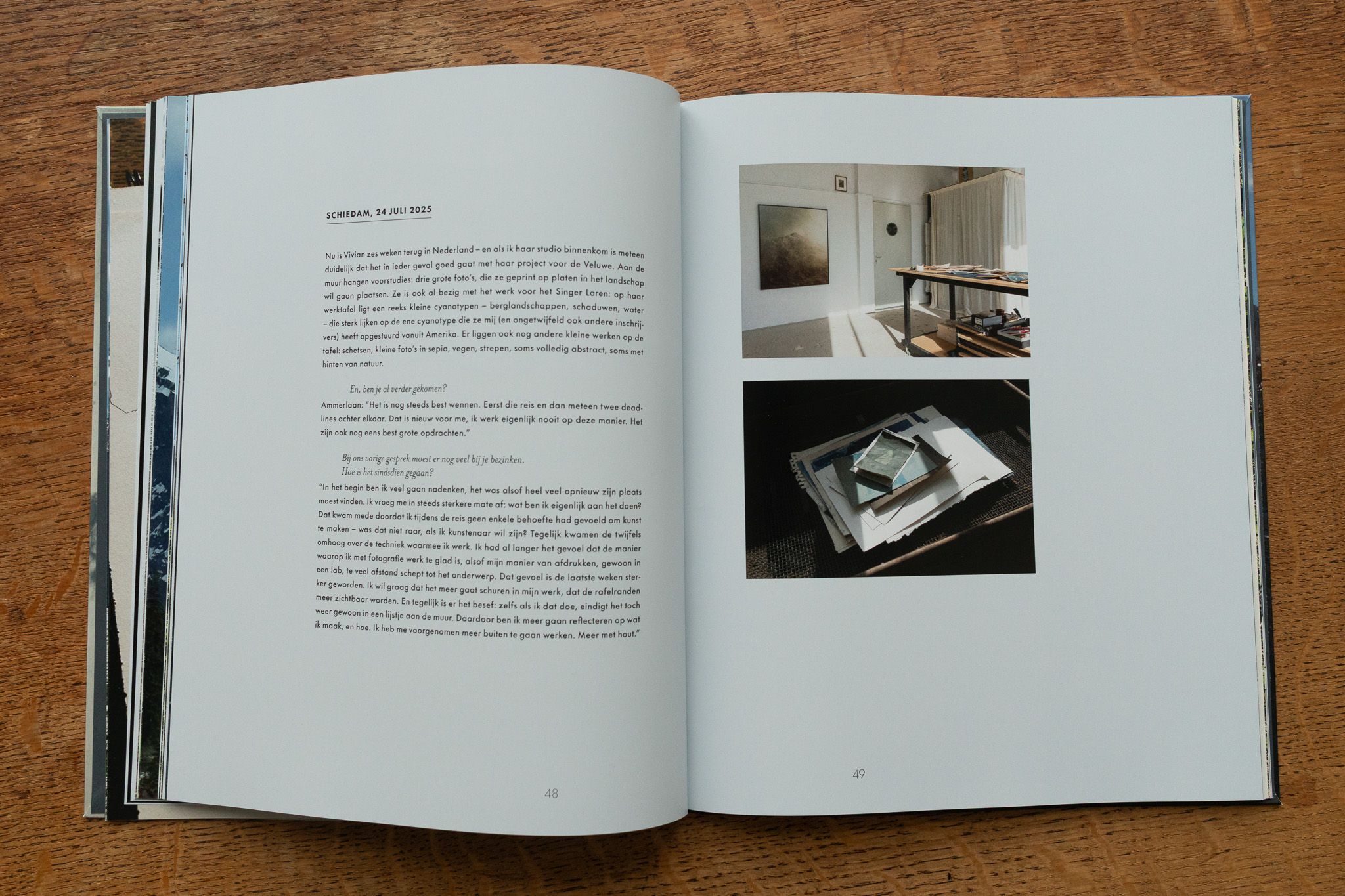 Vivian Ammerlaan in de Rocky Mountains