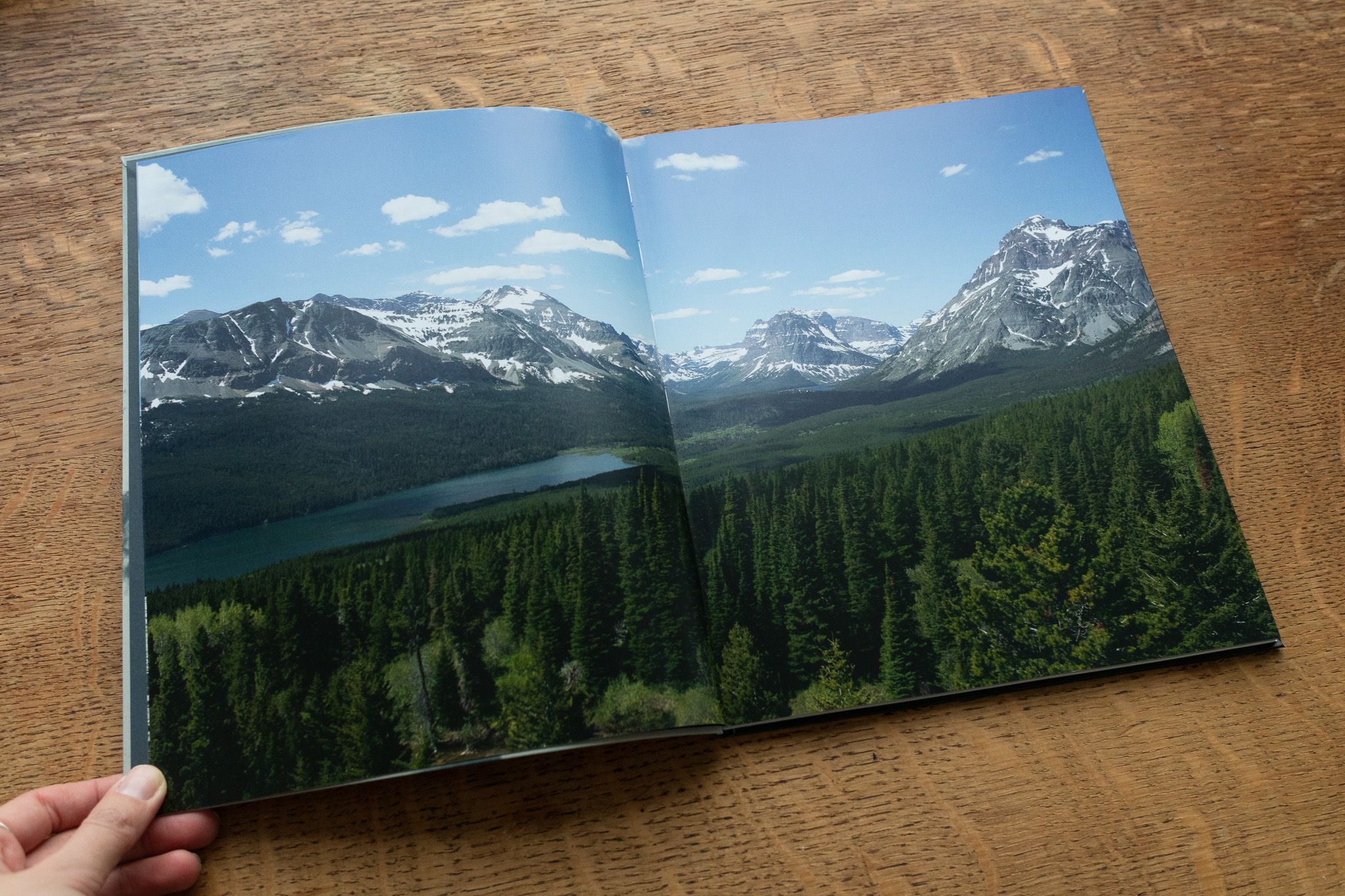 Vivian Ammerlaan in de Rocky Mountains