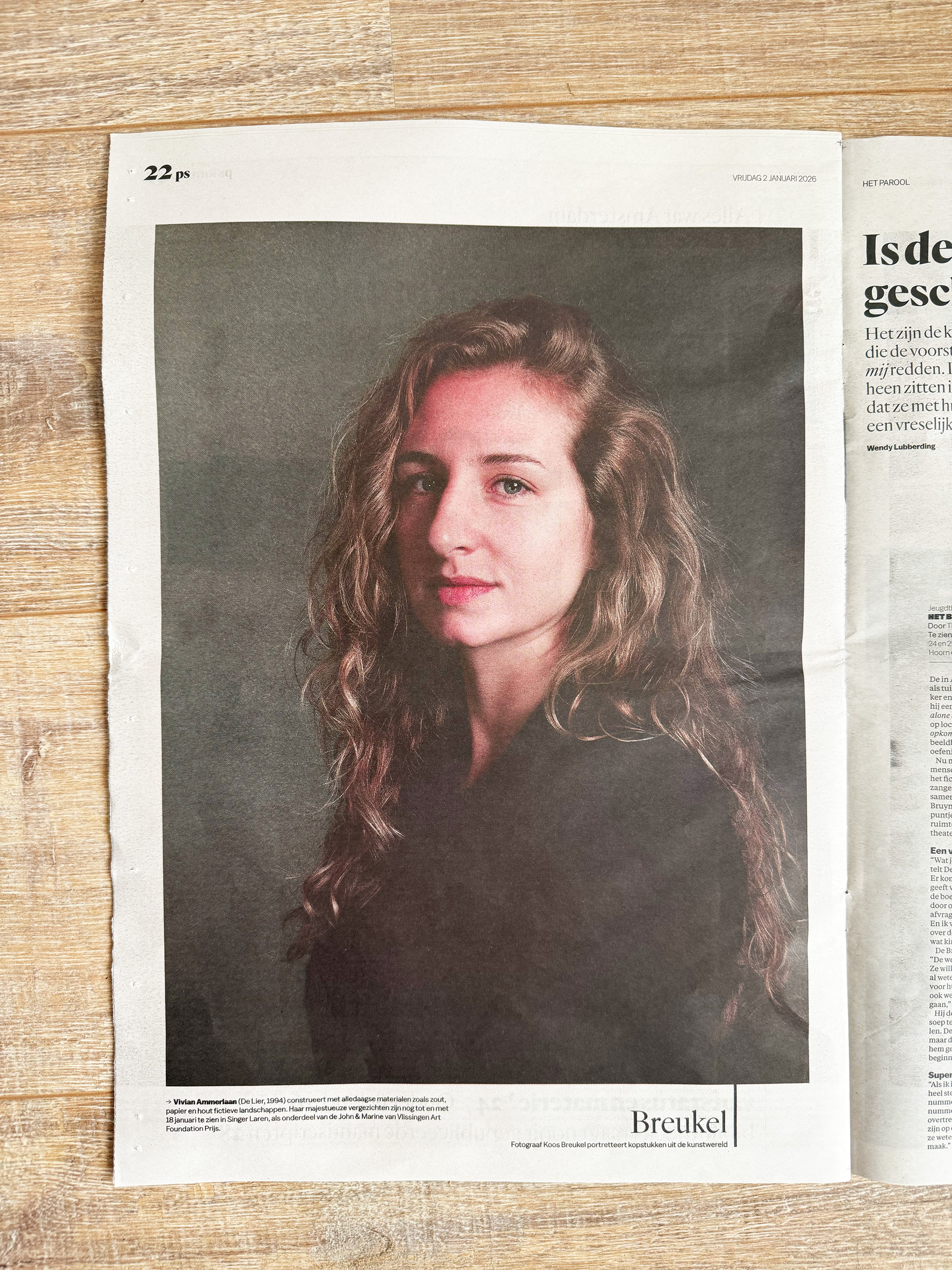 Publication in Het Parool